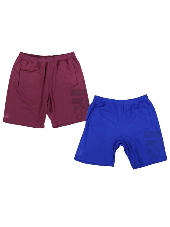 Mens Athletic Shorts Gym Training Climalite Logo Pockets Large New Nwt