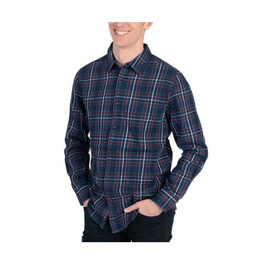 Adidas Mens Checkered Flannel Shirt Green S, Color: Green