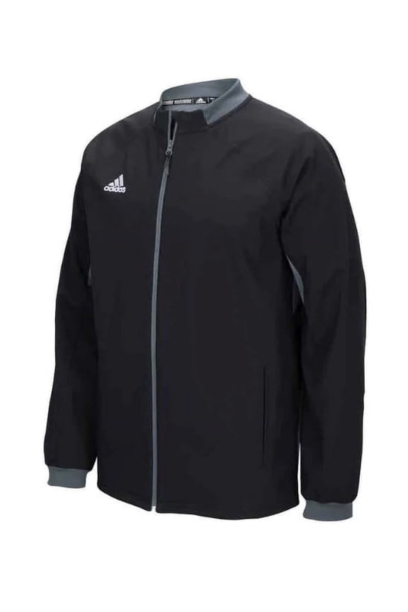 6785 Adidas Mens Climawarm Fielder's Choice Full-Zip Warm Jacket Black XS