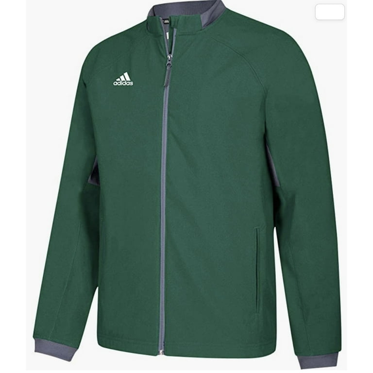 Adidas Mens Climawarm Fielder s Choice Full Zip Warm Jacket Green XS Walmart