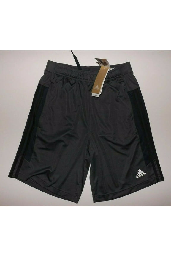 Mens Gray Black Blue Athletic POL 3S Shorts NWT MENS S Small