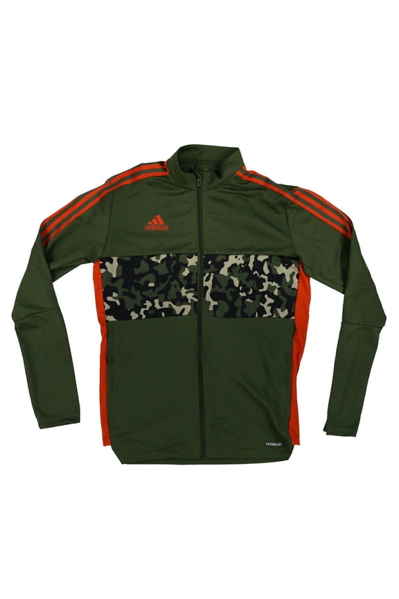 Mens Jacket Performance Sweatshirt Full Zip Logo Outerwear Mock Neck M Xl