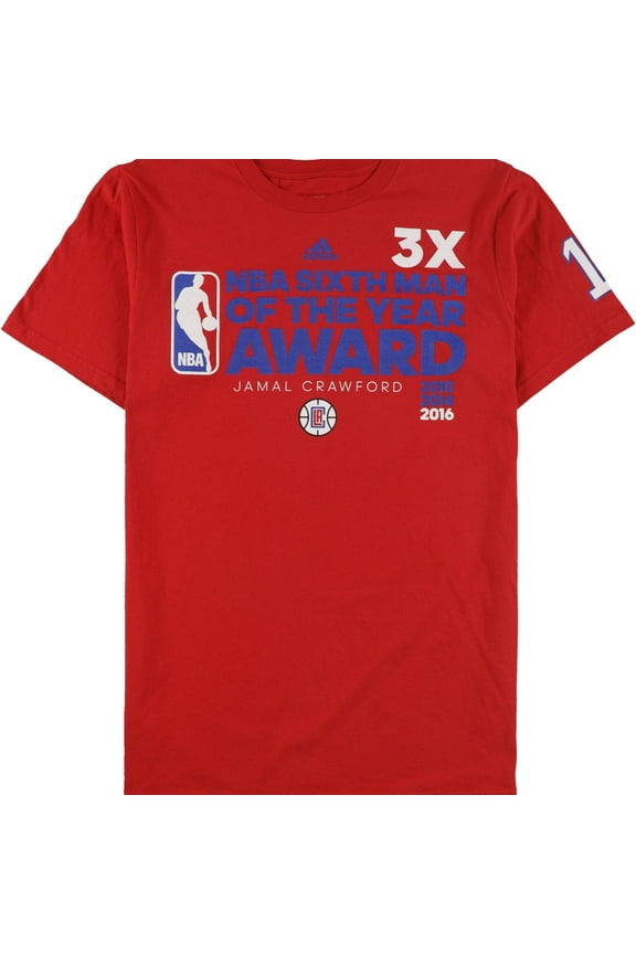 Mens Jamal Crawford Graphic T-Shirt, Red, X-Large