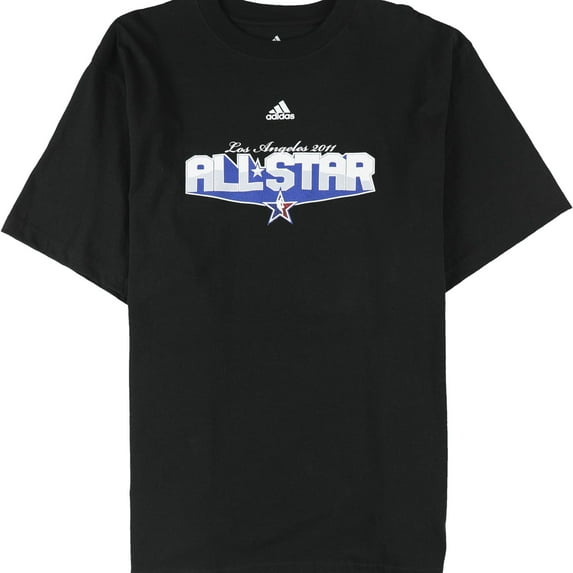 Adidas Mens Los Angeles All Star 2011 Graphic T-Shirt, Black, X-Large