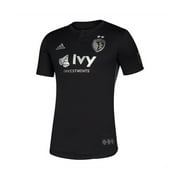 Adidas Mens MLS Kansas City Sporting Away Jersey, Black, X-Large