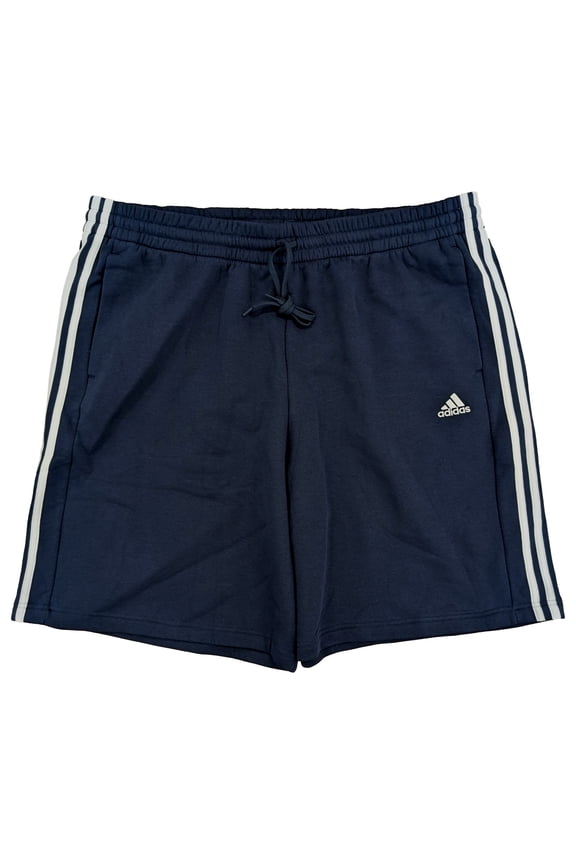 Mens Navy Fleece Workout Shorts 4XL