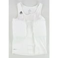 thumbnail image 1 of Adidas Mens Padded Compression Tank Top, White, Big & Tall, XLT, 1 of 2