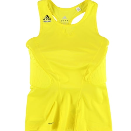 Adidas Mens Performance Compression Tank Top, Yellow, Large