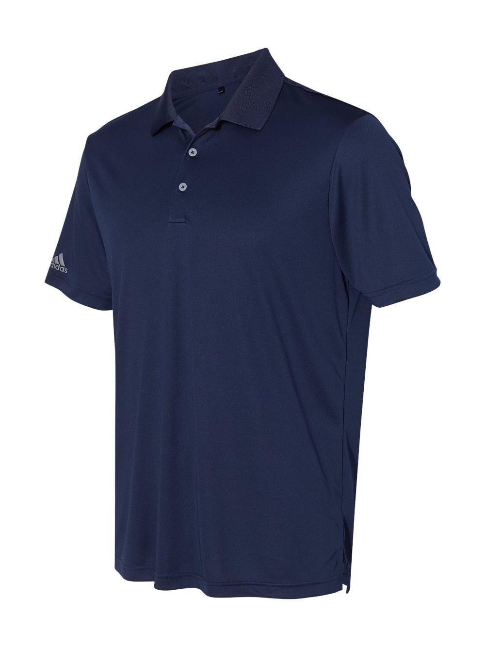 Adidas Mens Performance Polo, L, Navy