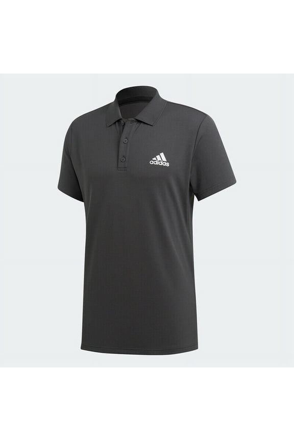 Mens Shirt Small Tennis Polo Climalite Logo Print   Gray S
