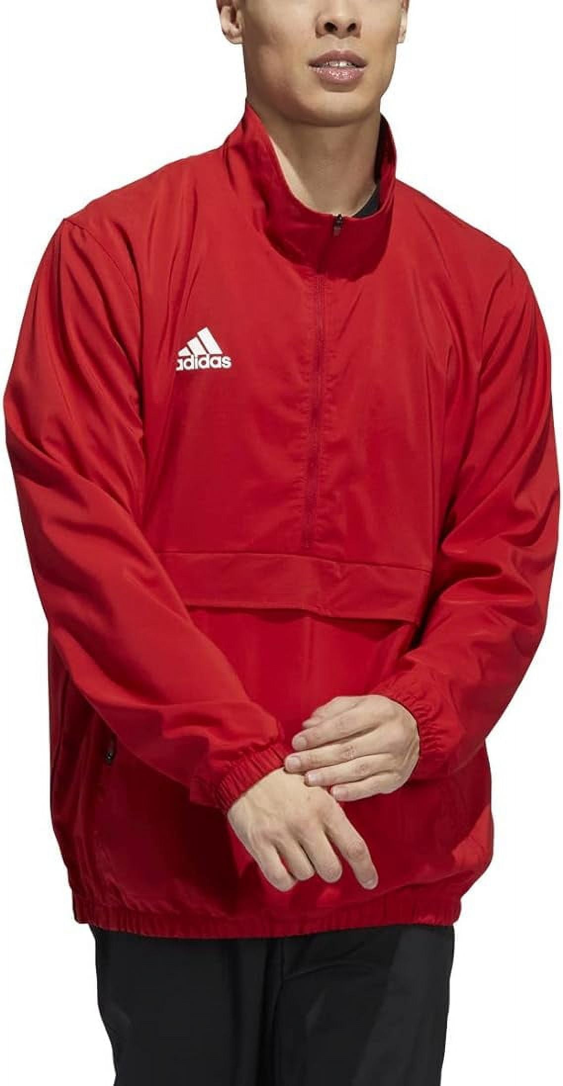 Adidas Mens Stadium 1/4 Zip Woven Long Sleeve HE7268 Team Adidas Mens Stadium 1/4 Zip Woven Long Sleeve HE7268 Team