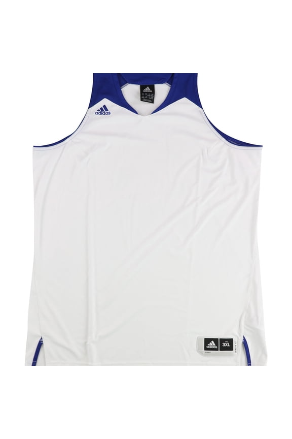 Mens Team Speed Basketball Jersey, White, Big & Tall, LT