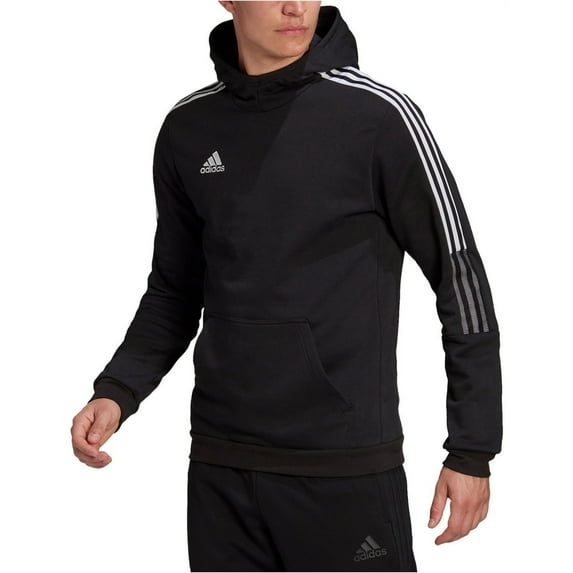 Adidas Mens Tiro21 Hoodie Sweatshirt, Black, Small