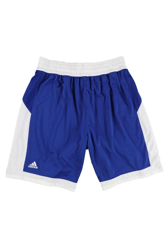 Mens Two Tone Basketball Athletic Workout Shorts, Blue, Small