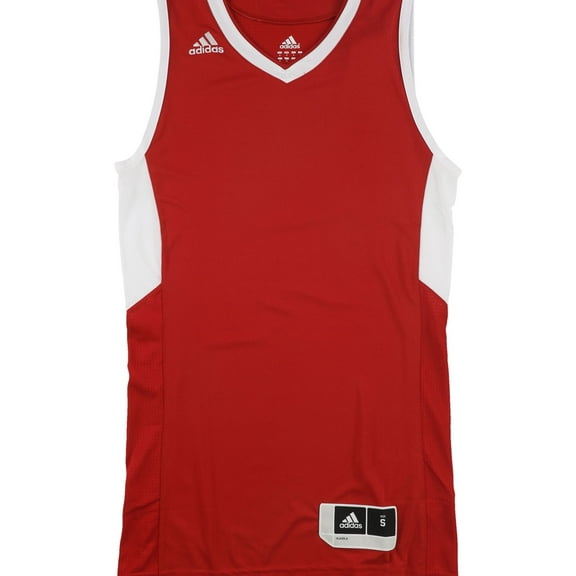 Adidas Mens Two Tone Jersey, Red, XX-Large