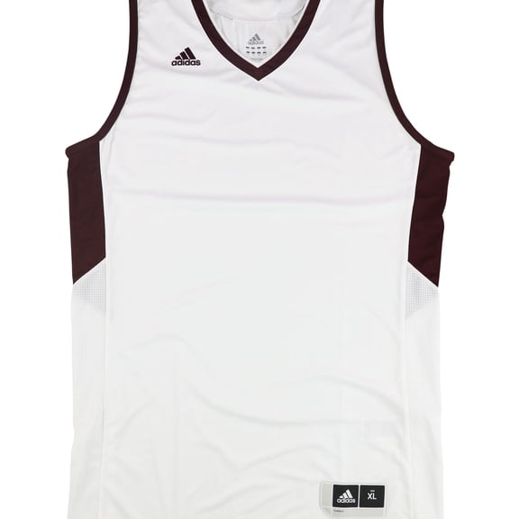 Adidas Mens Two-Tone Jersey, White, X-Large