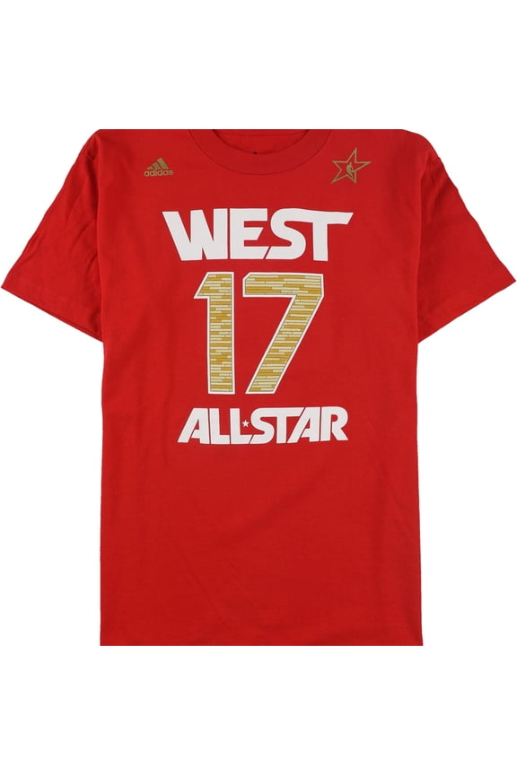 Mens West 17 Graphic T-Shirt, Red, Small