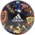 thumbnail image 1 of Adidas Messi Club Team Soccer Ball Royal Blue/Black/Solar Yellow/Solar Red, 1 of 5