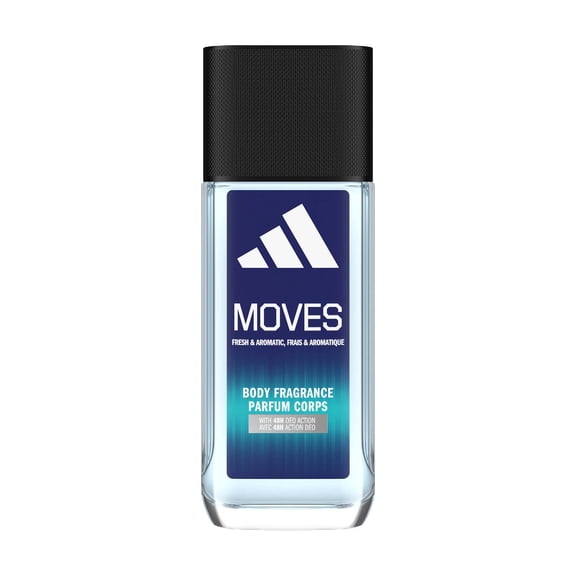 Adidas Moves Body Spray for Men, 2.5 oz