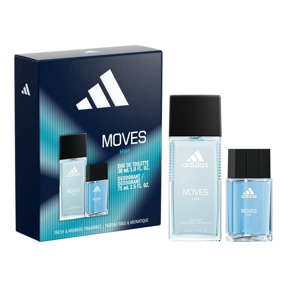 adidas Moves for him giftset including Eau de Toilette and Deo Natural Spray