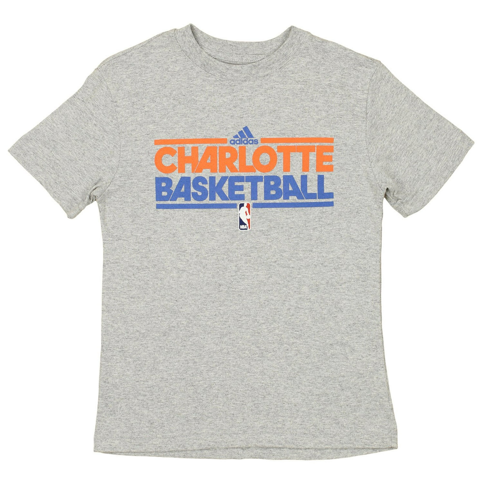 Adidas NBA Youth Boys Charlotte Bobcats Heathered Team Tee Shirt
