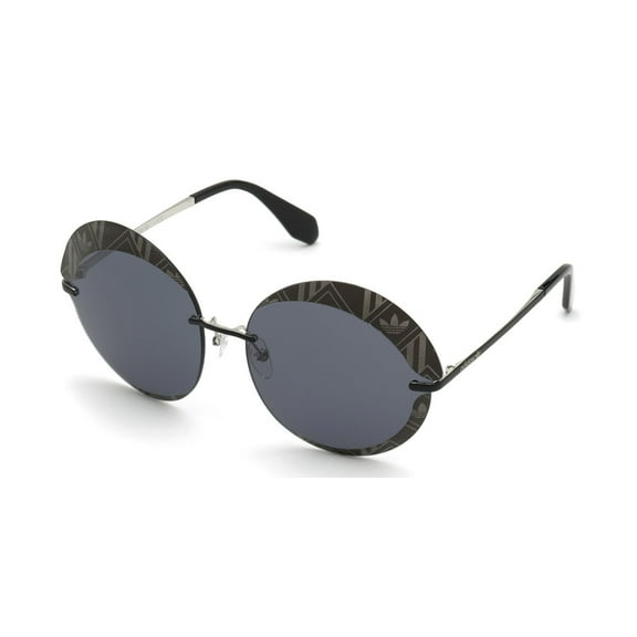 Adidas OR0019 02A 67mm Round Sunglasses Women's Matte Black