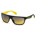 thumbnail image 1 of Adidas OR0023 Full Rim Aviator Matte Black / Gradient Blue Sunglasses, 1 of 1