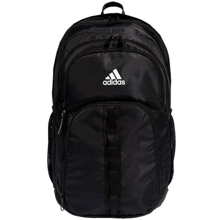 Adidas One Size Unisex Backpack with Padded Laptop Sleeve, Black