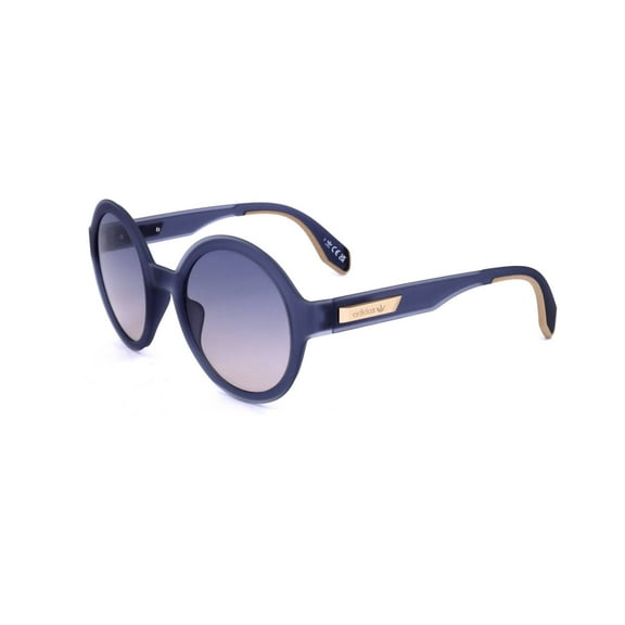Adidas OR0080 91W 51mm Round Sunglasses Women's Matte Blue