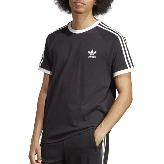 Adidas Originals 3-stripes Black Tee Mens Style : Ia4845
