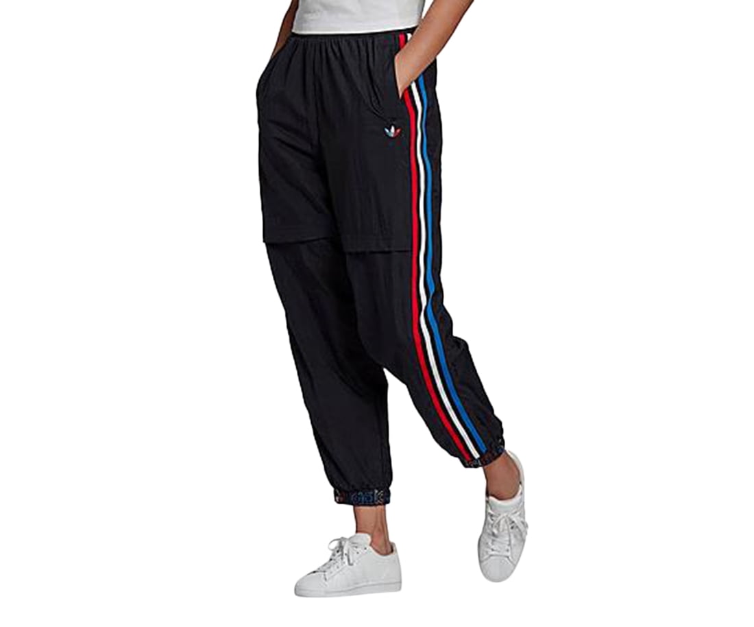 Adidas Originals Adicolor Tricolor Japona Track Womens Active Pants Size Xs, Color: Black/Blue/Red