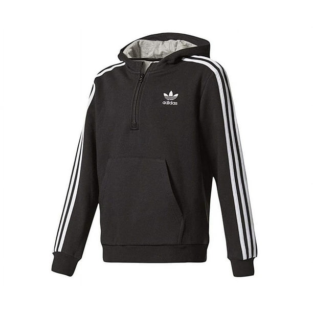 Adidas Originals Half Zip Hoodie Boys Active Hoodies Size S, Color