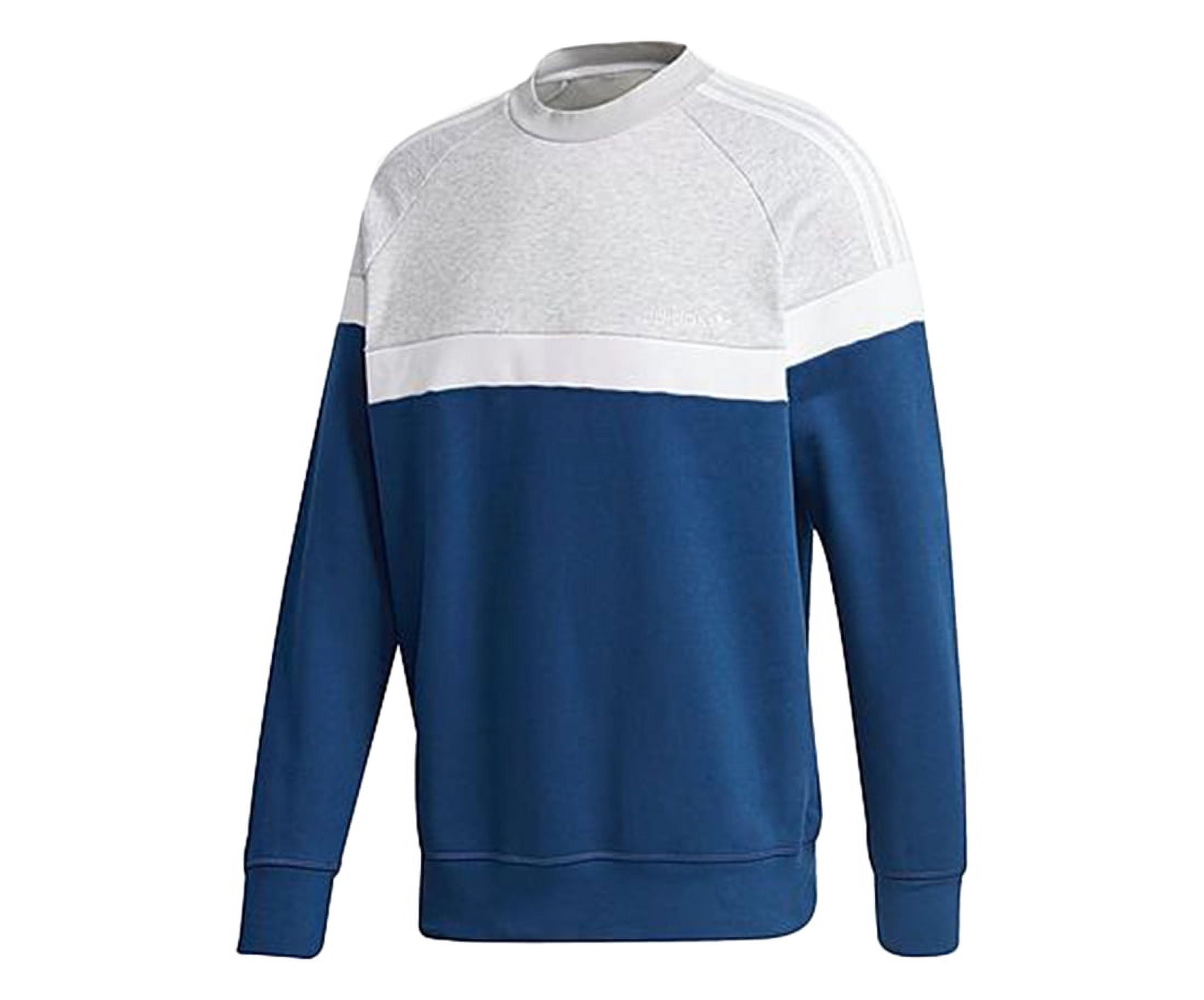 Adidas Originals Itasca Crewneck Mens Active Sweaters Size Xl Color Grey Blue Walmart
