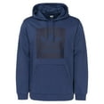 thumbnail image 1 of Adidas Originals Men's Blackbird Trefoil Graphic Pocket Pullover Hoodie Navy XL, 1 of 1
