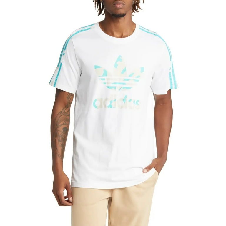 Adidas Originals Men\'s Camo Infill Graphic Logo T-Shirt, US Large