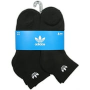 Adidas Originals Men's Socks 6 Pair Quarter Crew Socks, No Color, Size No Size
