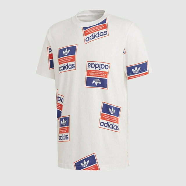 Adidas Originals Men's Stickerbomb T-Shirt White DX3649