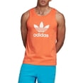 thumbnail image 1 of Adidas Originals Men's Trefoil Tank Top ED4910 Orange/White, 1 of 3