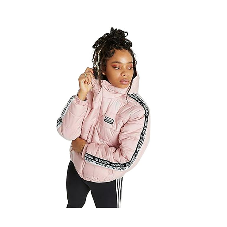 Adidas Originals Padded Jacket Womens Jackets Size S Color Light Pink Walmart