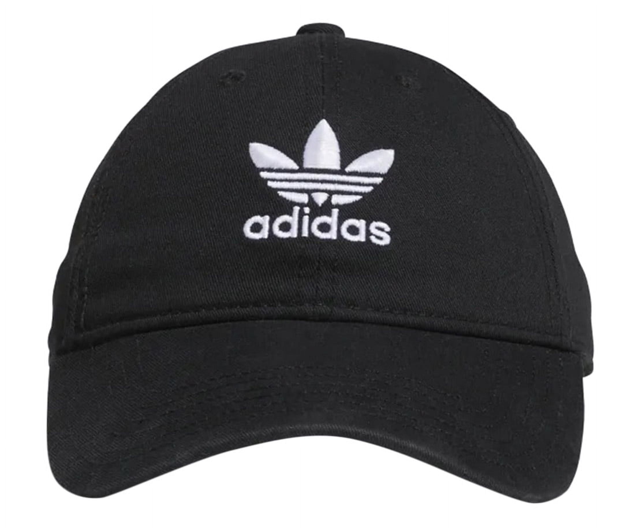 Relaxed Adidas Baseball Womens OS, Black/White Size Color: Hats Originals