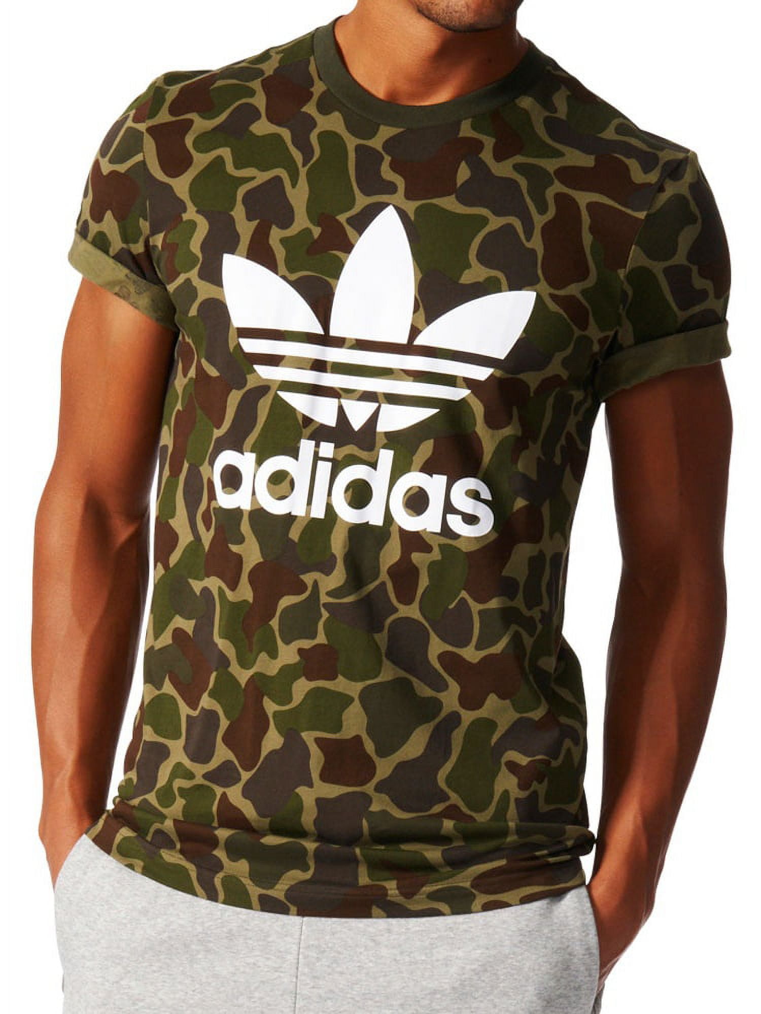 bk5861 Shortsleeve Men\'s Multicolor Adidas Camouflage Originals T-shirt