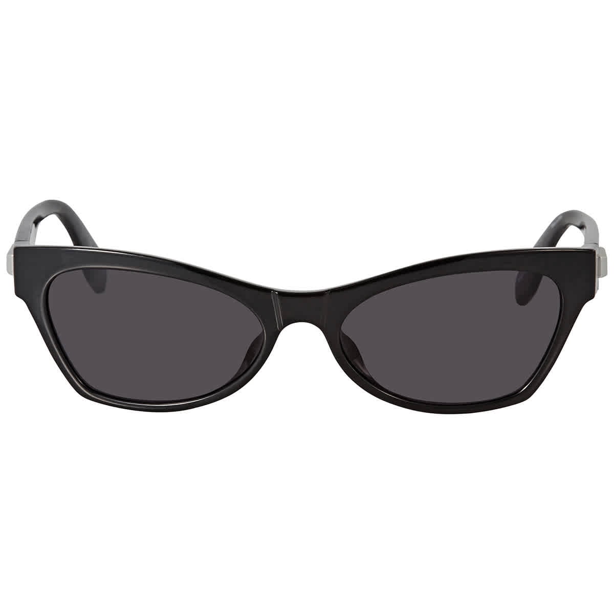 Adidas Smoke Butterfly Ladies Sunglasses OR0010 Sunglasses Adidas Originals OR 0020 01A Shiny Black / Smoke  main image 3