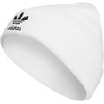 thumbnail image 1 of Adidas Originals Trefoil Beanie, White/Black, One Size, 1 of 5
