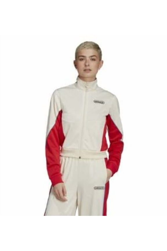 Originals Women's Cream/Red Retro Luxury Track Jacket S NWT
