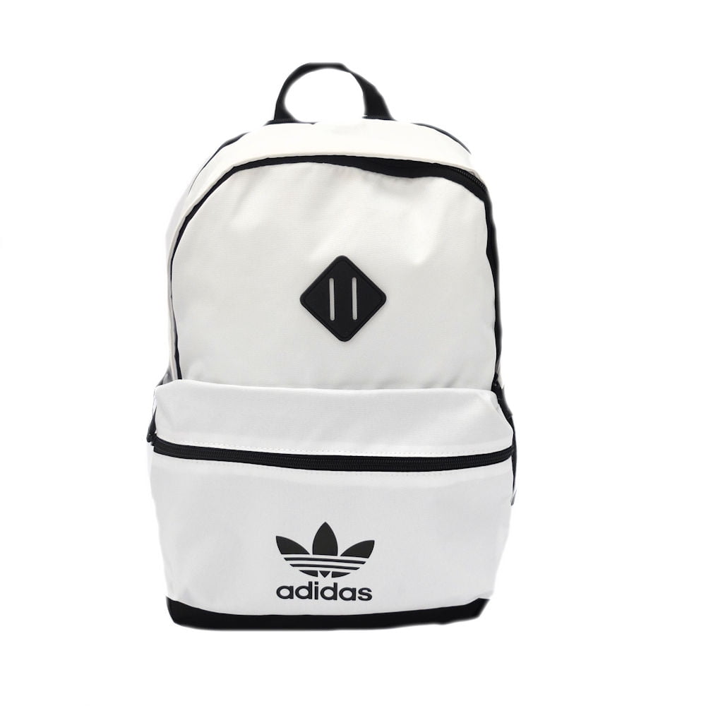 Adidas Originals Youth Base 18" Black & White Backpack with Laptop Sleeve Adidas Originals Youth Base 18" Black & White Backpack with Laptop Sleeve
