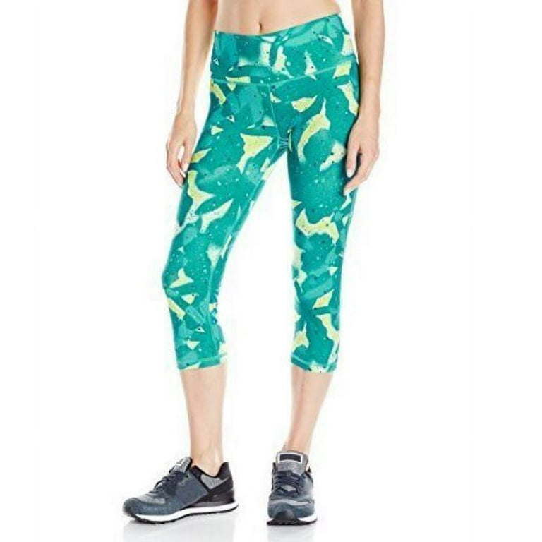 Adidas Performance Climalite Women's Mid Rise 3/4 Tights Capri Pants,  Green, XS 