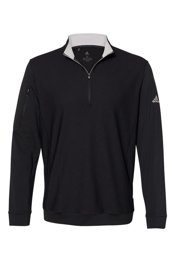 Performance Textured Quarter-Zip Pullover