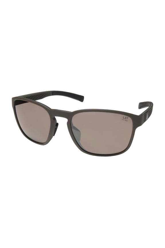 Protean 3D_X Fashion Sunglasses, Khaki Olive/LST Contrast Silver