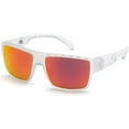 thumbnail image 1 of Adidas SP0006 26G 57MM Crystal/Smoke Orange Mirror Lens Rectangular Sunglasses for Men + BUNDLE With Designer iWear Complimentary Eyewear Kit, 1 of 4