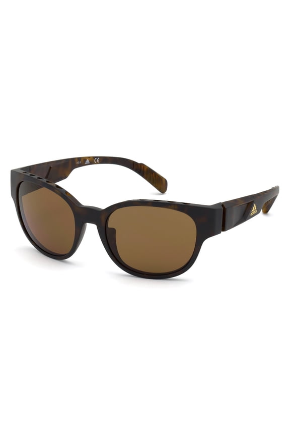 SP0009 Full Rim Round Dark Havana / Brown Kolor Up (Tm) Sunglasses